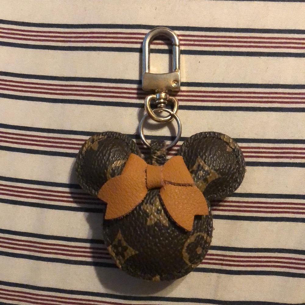 Monogram Minnie Mouse Keychain - image 1